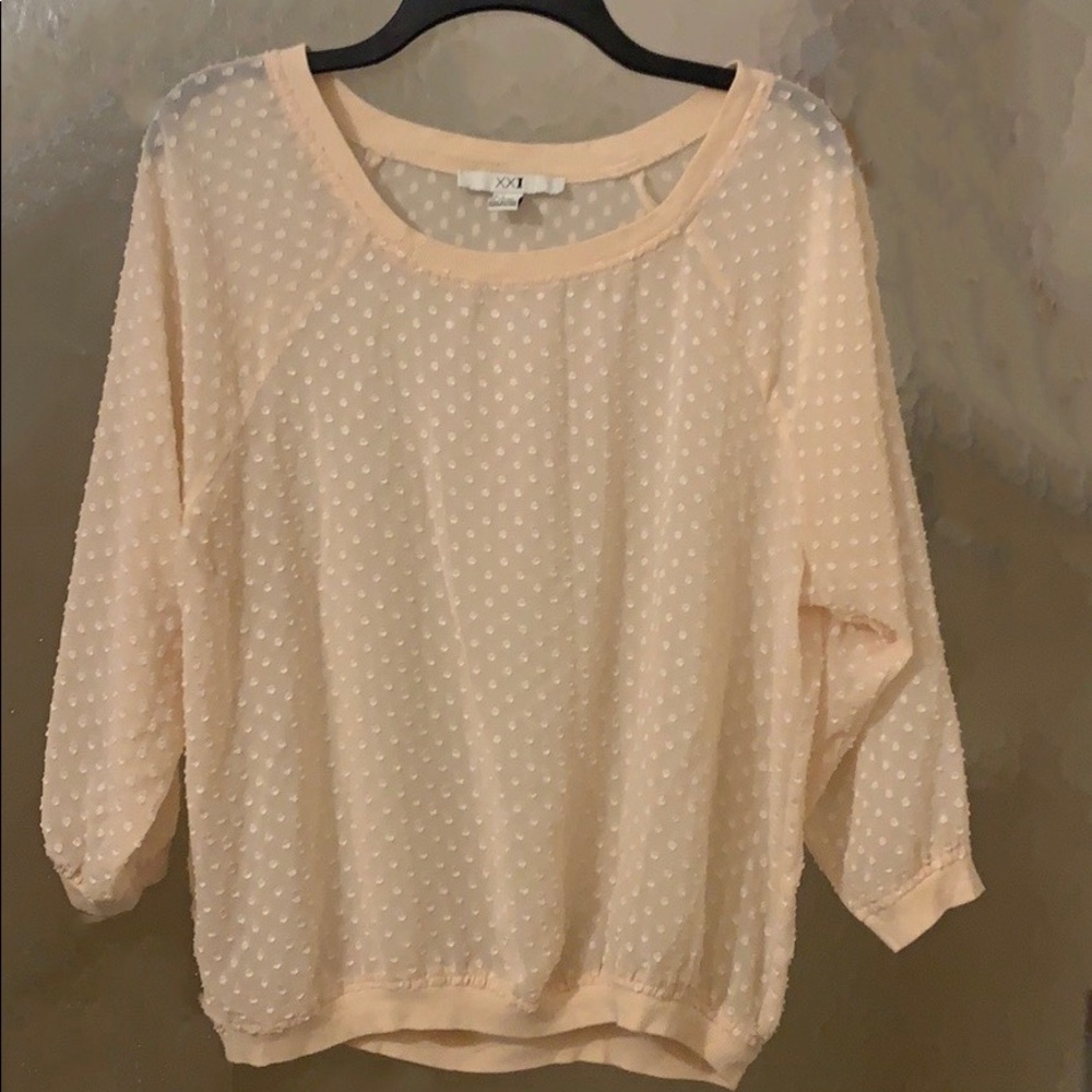Polka dot top